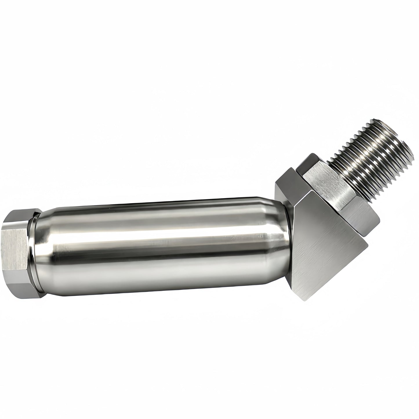NEW 45° Pro O2 Sensor Spacer Mini Catalizador Mini Catalytic Converter to Fix CEL P0420 P0430 - Mini Catalytic Converter
