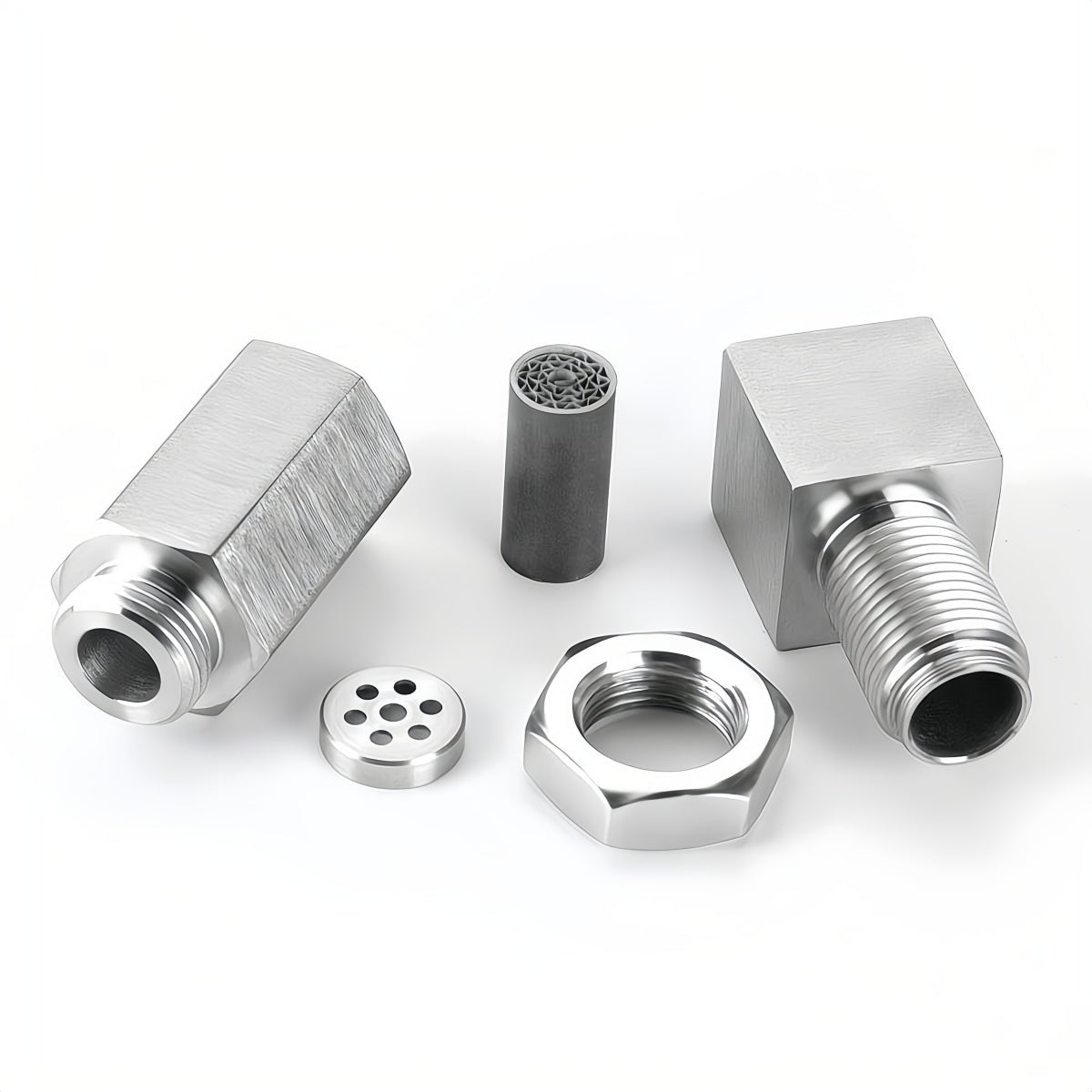 NEW 90° O2 Sensor Spacer Mini Catalizador Mini Catalytic Converter to Fix CEL P0420 P0430 - O2 Sensor Spacer